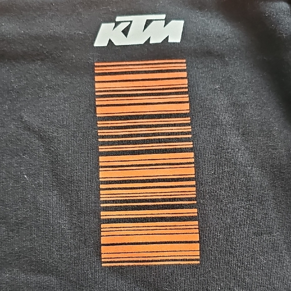 KTM Men's Black and Orange Sweatshirt - Picture 4 of 7